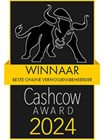 Cashcow award winnaar voor Beste online vermogensbeheerder 2024